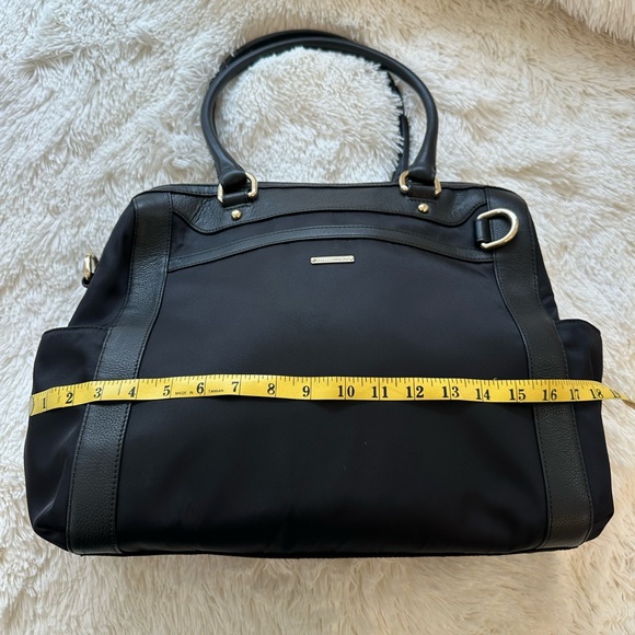 Rebecca Minkoff Knocked Up Black Leather Nylon Diaper Bag NWOT - Picture 13 of 16